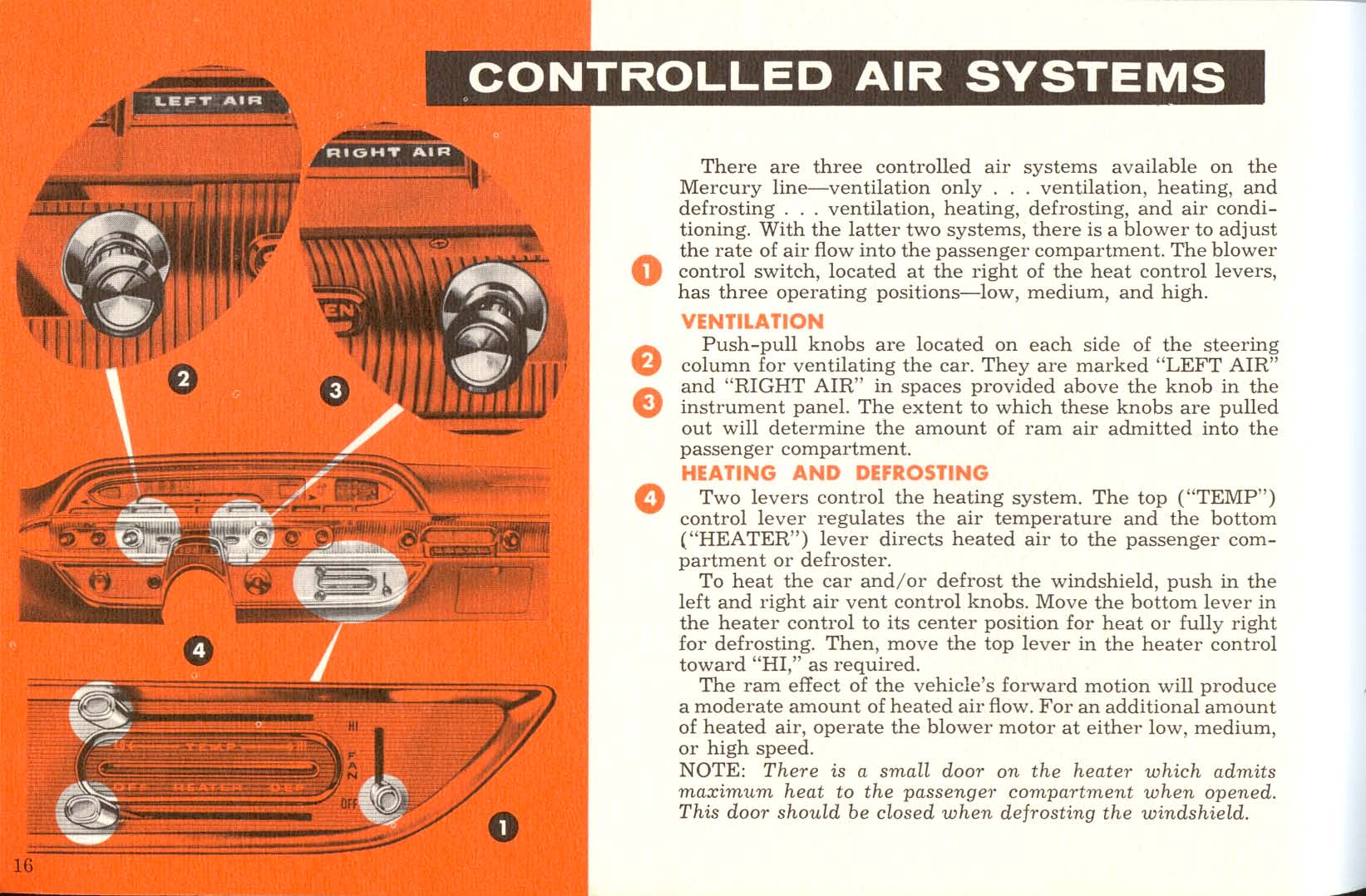 1961 Mercury Owners Manual Page 27